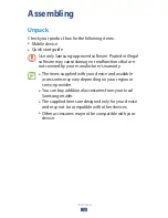 Preview for 10 page of Samsung Galaxy Tab GT-P7510 User Manual