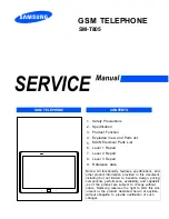 Preview for 1 page of Samsung Galaxy Tab S SM-T805 Service Manual