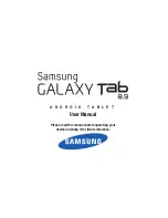 Samsung Galaxy Tab SGH-i957 User Manual preview