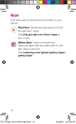 Preview for 19 page of Samsung GALAXY TAB Start Manual