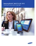 Samsung GALAXY Tab3 10.1 Quick Manual preview