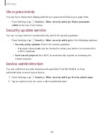 Preview for 105 page of Samsung Galaxy View 2 User Manual