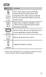 Preview for 11 page of Samsung galaxy w GT-18150 Quick Start Manual