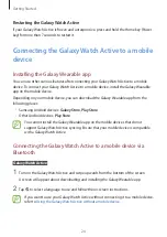 Предварительный просмотр 24 страницы Samsung Galaxy Watch Active 40mm User Manual