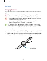 Предварительный просмотр 15 страницы Samsung Galaxy Watch Active SM-R500 User Manual