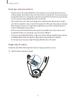 Предварительный просмотр 21 страницы Samsung Galaxy Watch Active SM-R500 User Manual