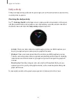 Предварительный просмотр 61 страницы Samsung Galaxy Watch Active SM-R500 User Manual