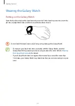 Preview for 19 page of Samsung Galaxy Watch SM-R800 User Manual