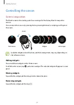 Preview for 29 page of Samsung Galaxy Watch SM-R800 User Manual