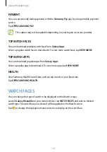 Preview for 125 page of Samsung Galaxy Watch SM-R800 User Manual