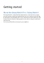 Preview for 5 page of Samsung Galaxy Watch5 User Manual