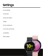 Preview for 61 page of Samsung Galaxy WatchActive 2 User Manual