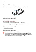 Preview for 18 page of Samsung Galaxy Xcover 3 VE User Manual