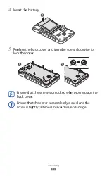 Preview for 13 page of Samsung Galaxy Xcover User Manual