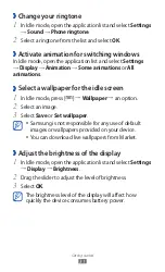 Preview for 32 page of Samsung Galaxy Xcover User Manual