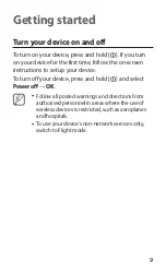Preview for 9 page of Samsung GALAXY Y GT-S5360 Quick Start Manual