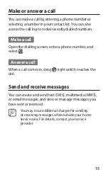 Preview for 15 page of Samsung GALAXY Y GT-S5360 Quick Start Manual