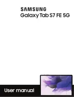 Предварительный просмотр 1 страницы Samsung GalaxyTab S7 FE SG User Manual