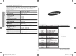 Предварительный просмотр 192 страницы Samsung GE109M Owner'S Instructions & Cooking Manual