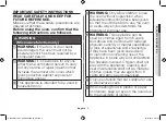 Preview for 75 page of Samsung GE109MST1 Owner'S Instructions & Cooking Manual