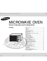 Samsung GE2860 Owner'S Instructions Manual предпросмотр