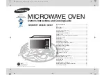 Preview for 25 page of Samsung GE401 Owner'S Instructions And Cooking Manual