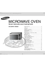 Samsung GE4020 Owner'S Instructions And Cooking Manual предпросмотр