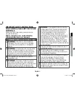 Preview for 3 page of Samsung GE71M Owner'S Instructions & Cooking Manual