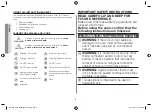 Предварительный просмотр 146 страницы Samsung GE731K Owner'S Instructions & Cooking Manual