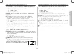 Preview for 157 page of Samsung GE83dT Owner'S Instructions & Cooking Manual