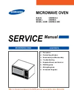 Preview for 1 page of Samsung GE89M-S Service Manual