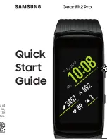 Preview for 1 page of Samsung Gear Fit2 Pro Quick Start Manual