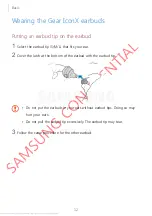 Preview for 12 page of Samsung GEAR ICONX SM-R150 Manual