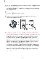 Предварительный просмотр 19 страницы Samsung Gear IconX User Manual