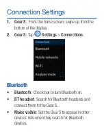 Preview for 9 page of Samsung Gear S Quick Reference Manual