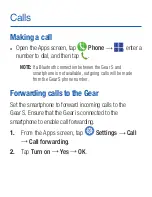 Preview for 16 page of Samsung Gear S Quick Reference Manual