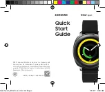 Samsung Gear Sport Quick Start Manual preview