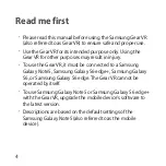 Preview for 4 page of Samsung Gear VR SM-R322 User Manual