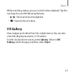 Preview for 57 page of Samsung Gear VR SM-R322 User Manual