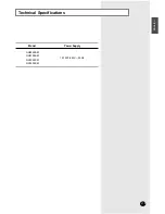 Preview for 15 page of Samsung GH052EAM Owner'S Instructions Manual