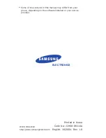 Samsung GH68-05454A User Manual preview