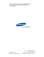 Предварительный просмотр 1 страницы Samsung GH68-06192A User Manual