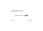 Предварительный просмотр 1 страницы Samsung GH68-08186A User Manual