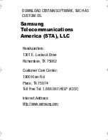 Preview for 6 page of Samsung GH68-41039A Health And Safety And Warranty Manual