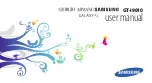 Предварительный просмотр 1 страницы Samsung Giorgio Armani Galaxy S User Manual