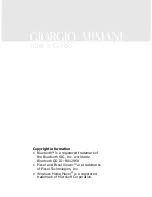 Предварительный просмотр 4 страницы Samsung Giorgio Armani SGH-P520 User Manual