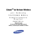 Preview for 1 page of Samsung Gleam u700 (Spanish) Manual Del Usuario