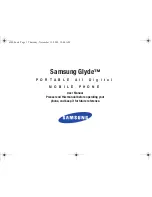 Preview for 1 page of Samsung Glyde Glyde User Manual