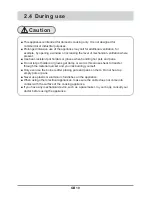 Preview for 10 page of Samsung GN642FFXA Installation And User Manual