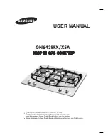 Preview for 1 page of Samsung GN643EFX User Manual